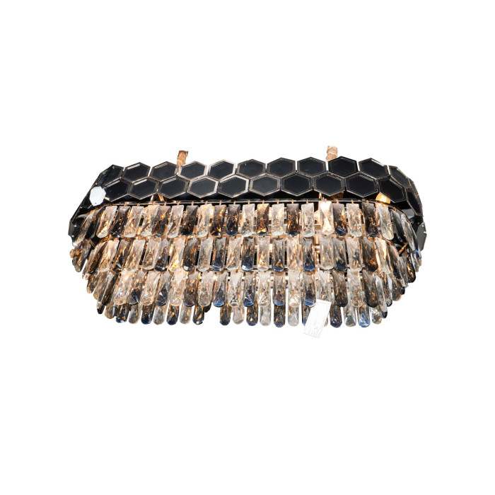 PENDANT LAMP BLACK CRYSTAL