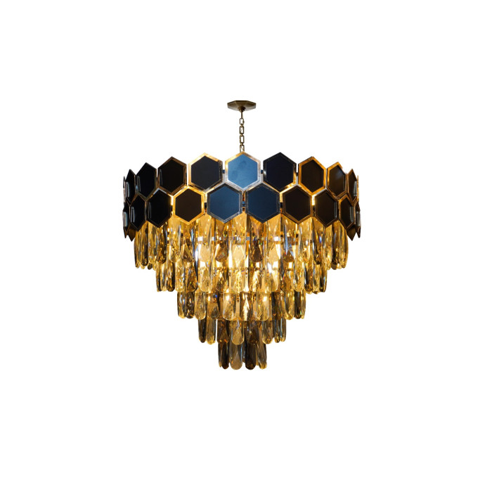 PENDANT LAMP (BLACK/GOLD)